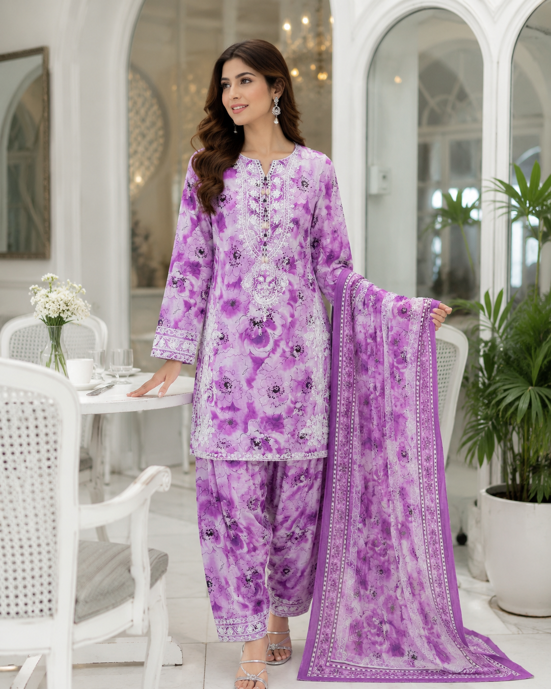 Starclub Lavender Bloom 3-Piece Co-Ord Set